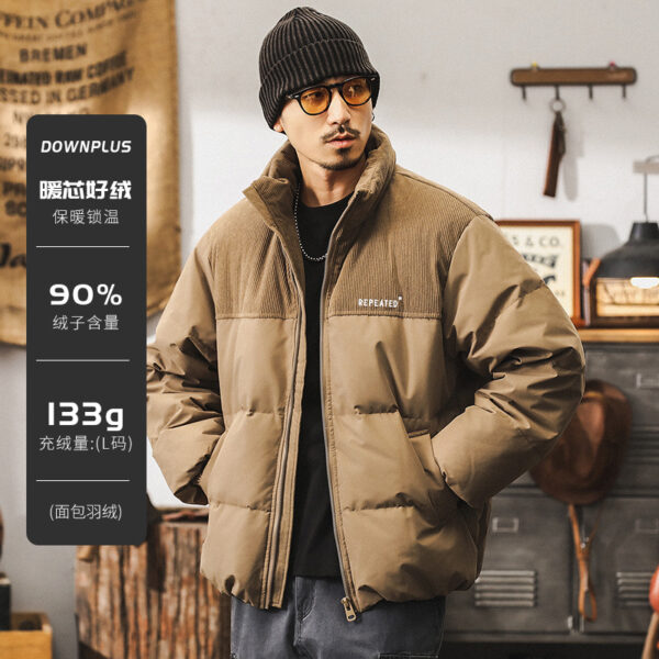 Duck Down Down Jacket Men's Winter American Outdoor - Image 10