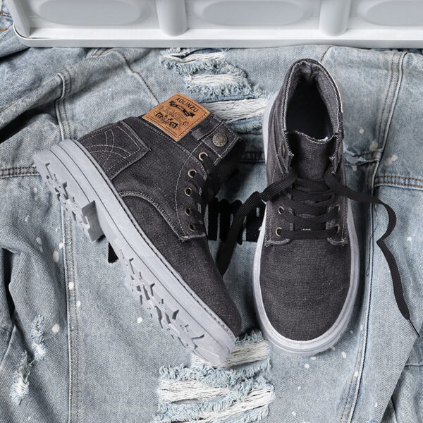 High-top Board Shoe Denim Casual - Image 2