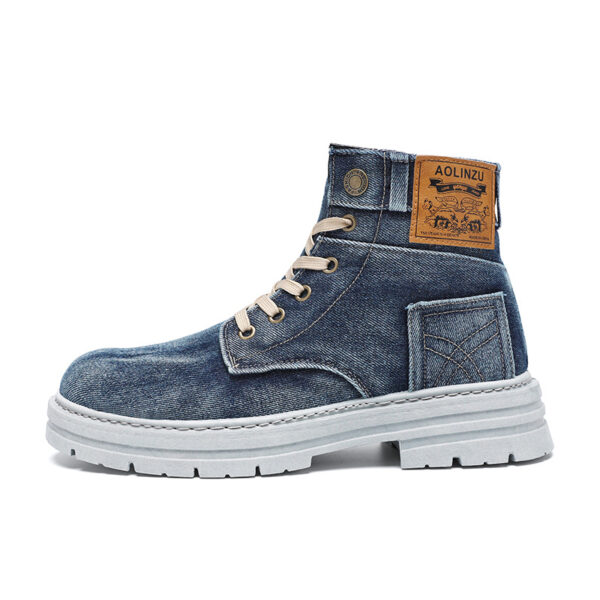 High-top Board Shoe Denim Casual - Image 6