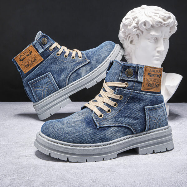 High-top Board Shoe Denim Casual - Image 7