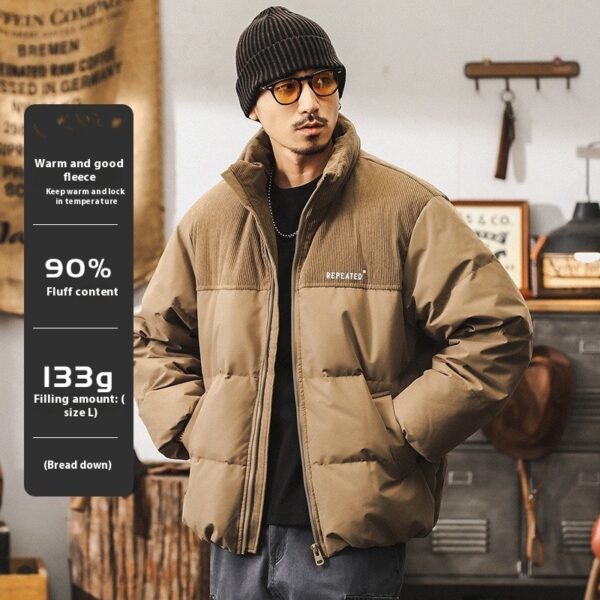 Duck Down Down Jacket Men's Winter American Outdoor - Image 4